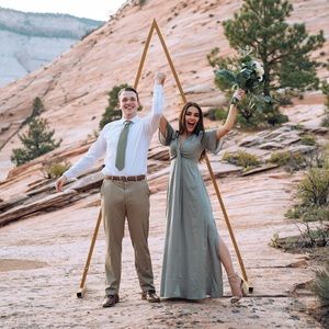 Lulus knotted front maxi dress